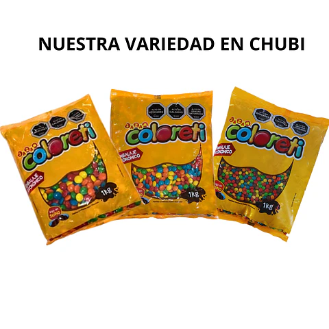 CROCANTE DE CHOCOLATE MEDIANO 1KG COLORETI