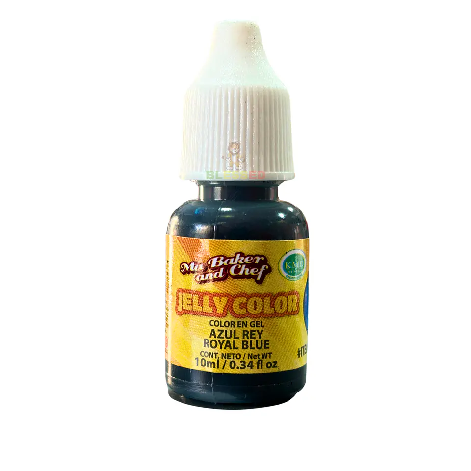 COLORANTE GEL 10ML JELLY COLOR AZUL REY  1