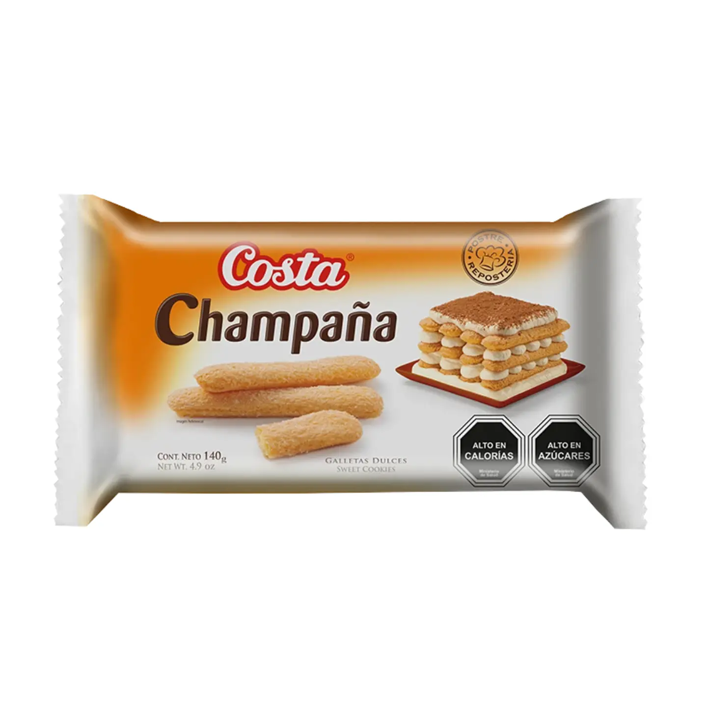 GALLETAS DE CHAMPAÑA COSTA 140G  1