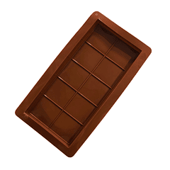 MOLDE DE SILICONA CHOCOLATE BARRA DUBAI 
