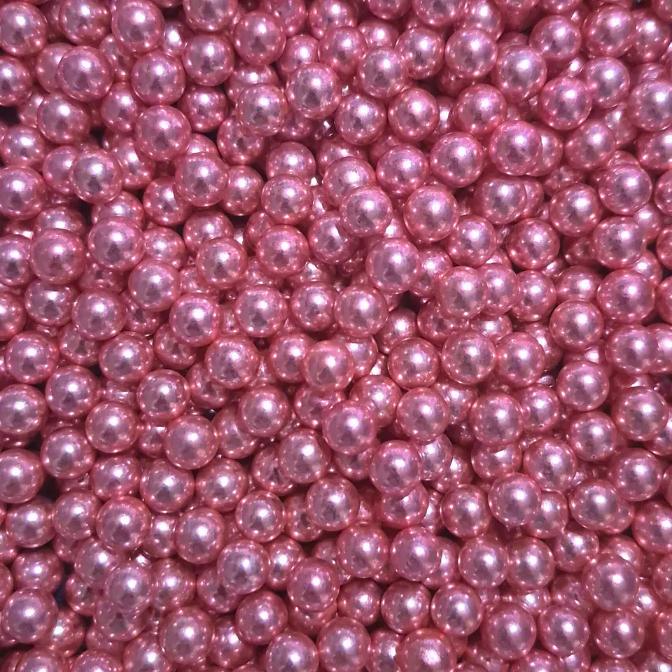 PERLA BRILLO 8 MM ROSADA 30 G  1