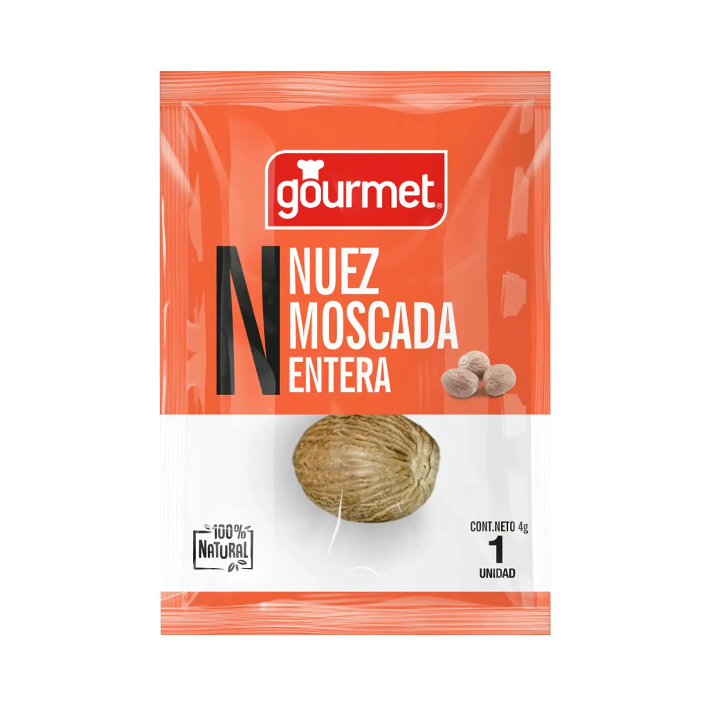 NUEZ MOSCADA ENTERA GOURMET 4G 1