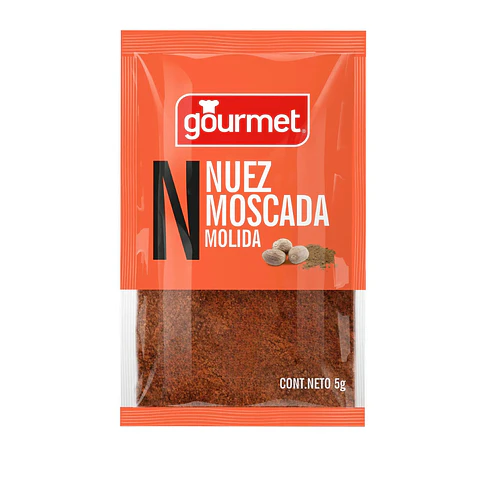 NUEZ MOSCADA MOLIDA 5G GOURMET