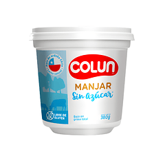 MANJAR SIN AZUCAR 380G COLUN