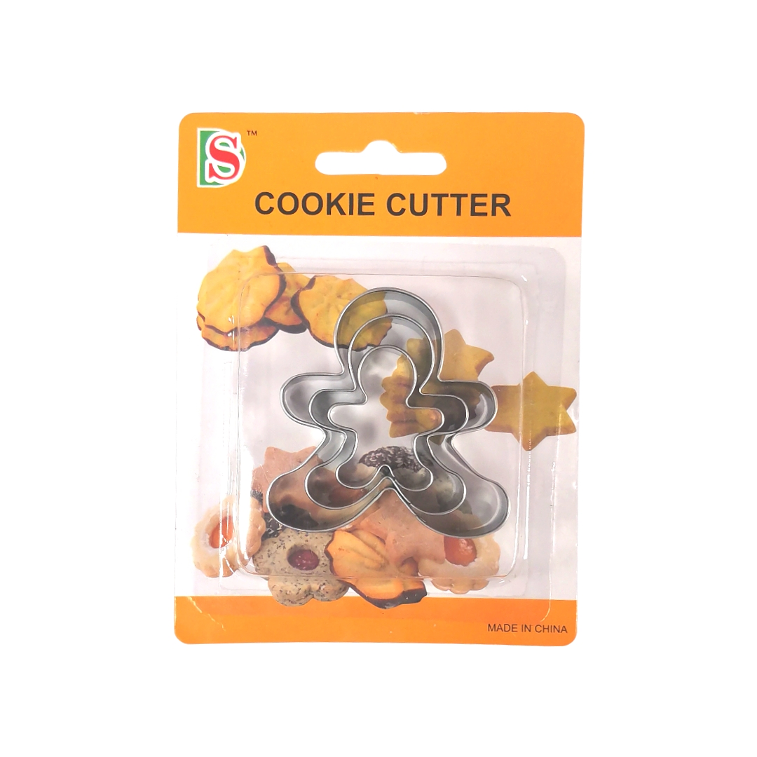 CORTADOR DE GALLETA JENGIBRE 3PCS 