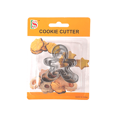 CORTADOR DE GALLETA JENGIBRE 3PCS 