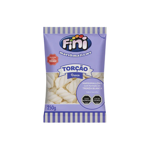 MARSHMALLOWS TRENZA BLANCA FINI 250 G