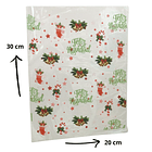 BOLSA CELOFAN PAN DE PASCUA AZUL 20X30  2