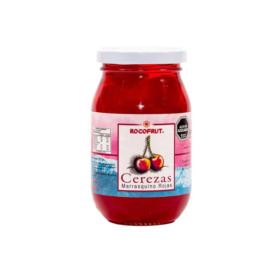 CEREZAS MARRASQUINO ROJAS 240G ROCOFRUT 1