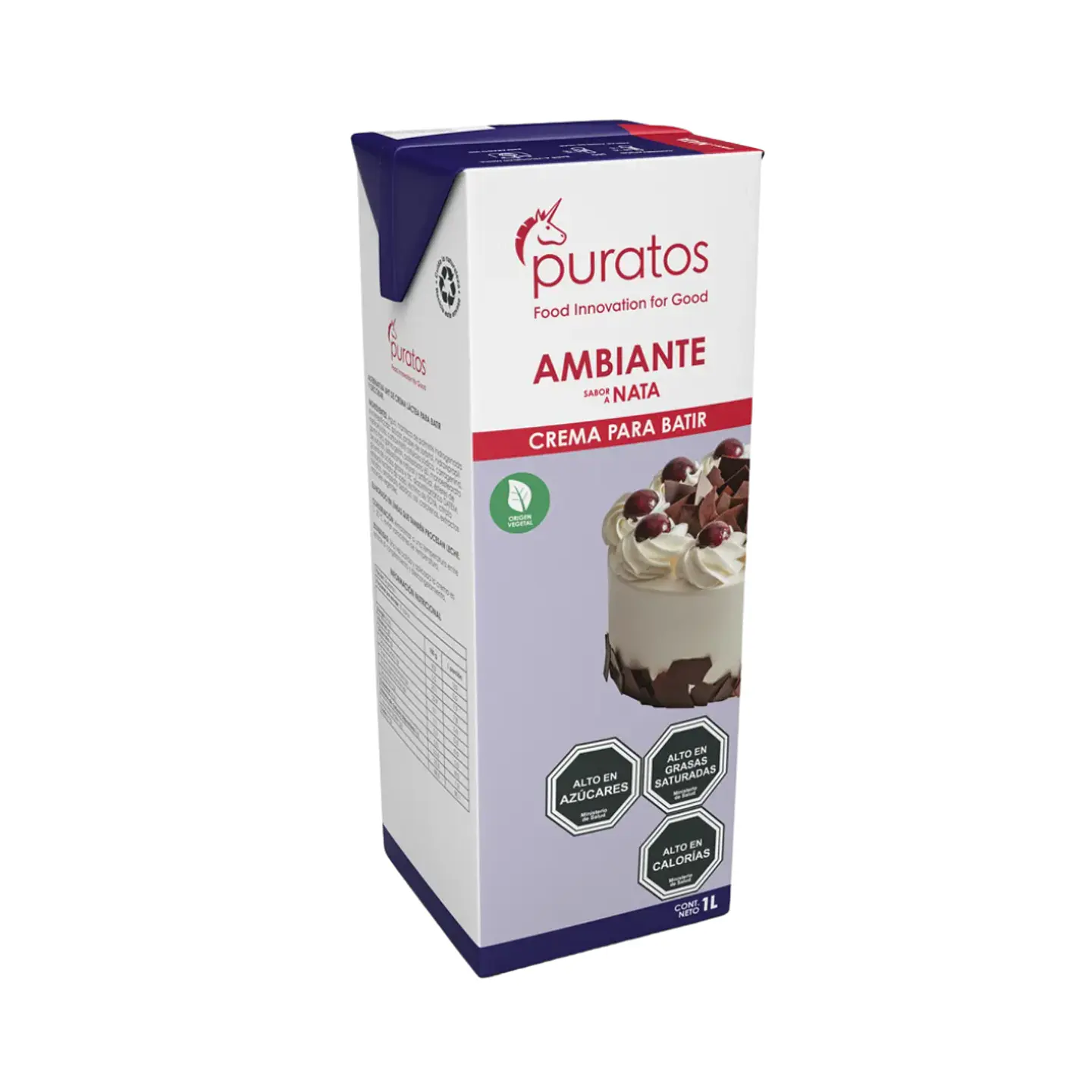 CREMA AMBIANTE SABOR A NATA 1LT PURATOS 1