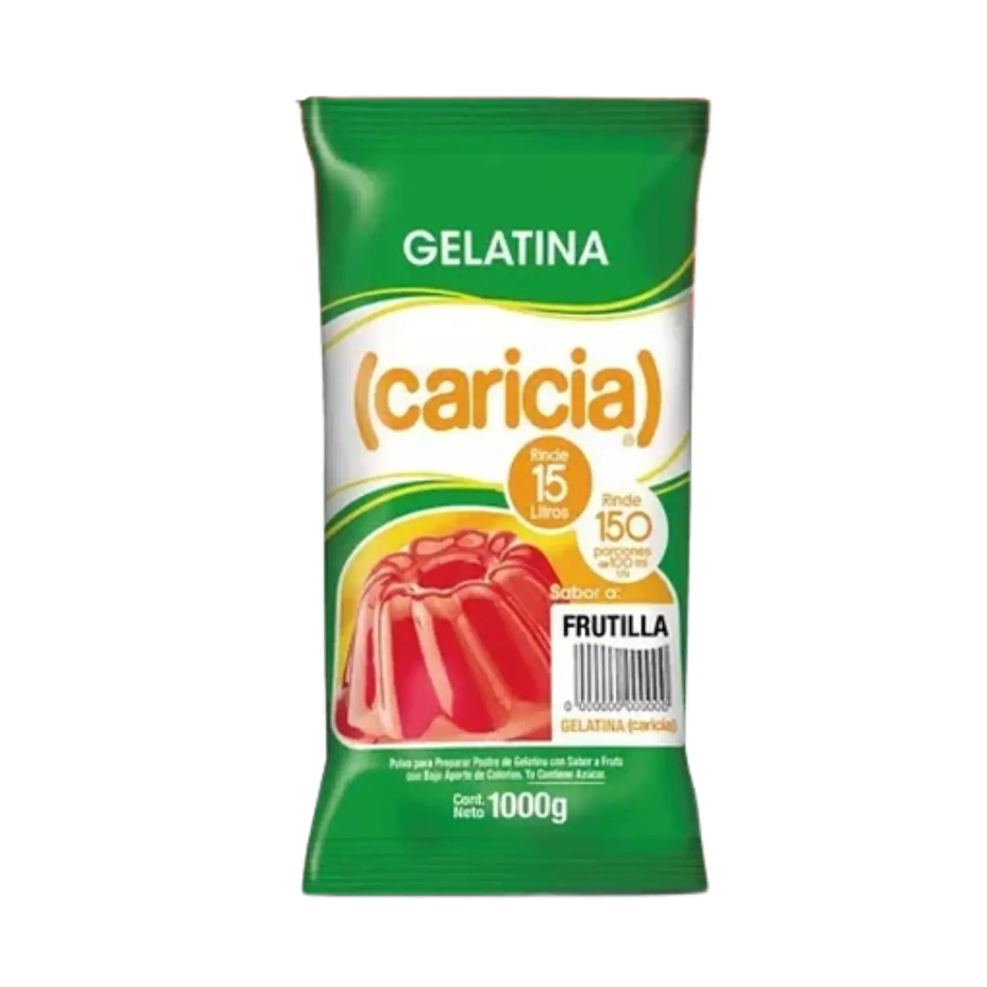 GELATINA CARICIA FRUTILLA 1KG  1