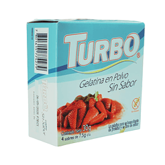 GELATINA SIN SABOR TURBO 30G
