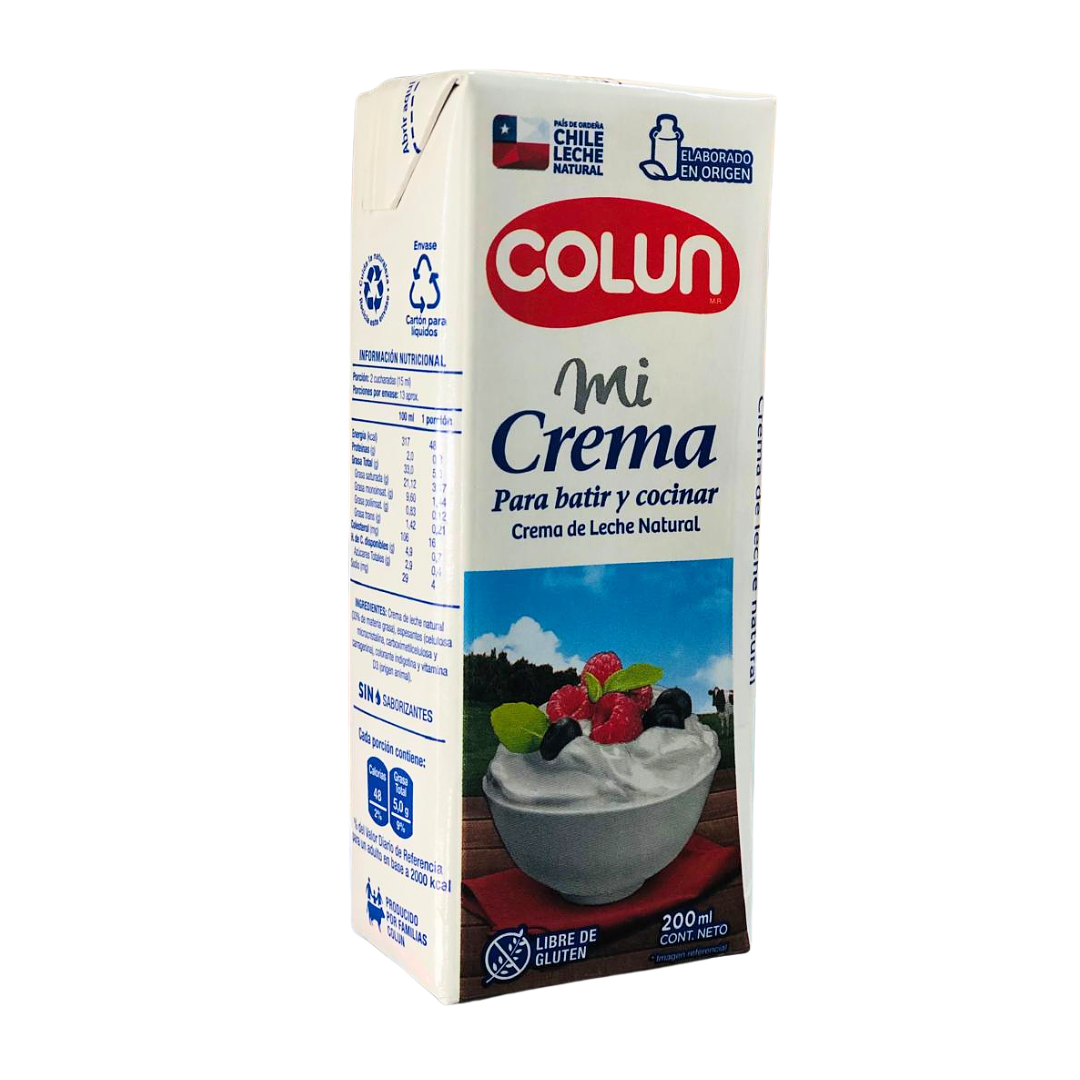 CREMA DE LECHE COLUN 200ML