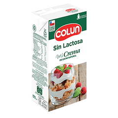 CREMA DE LECHE SIN LACTOSA 1 L COLUN	