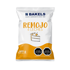 REMOJO 4 LECHES BAKELS 400 G.