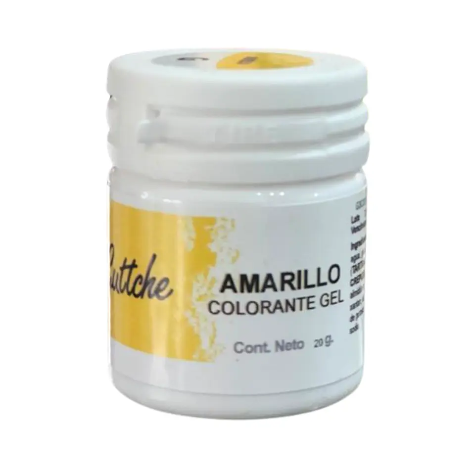 COLORANTE GEL  AMARILLO 20GR 1