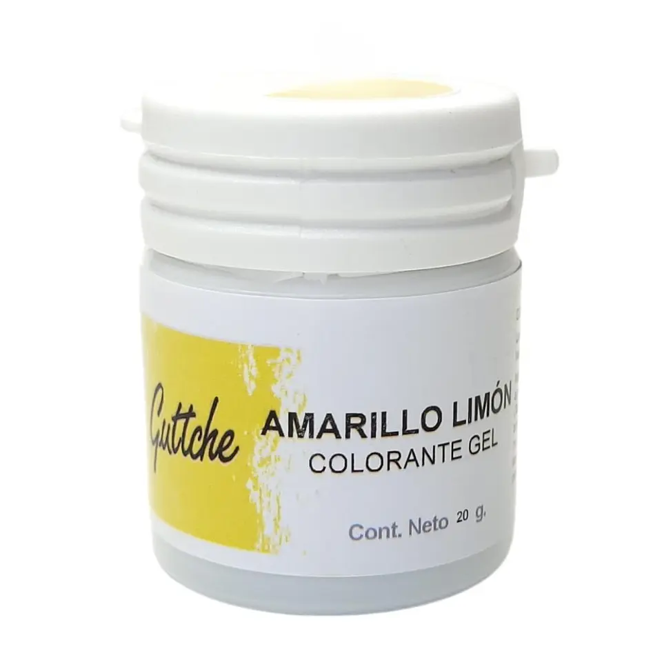 COLORANTE GEL AMARILLO LIMON 20GR 1