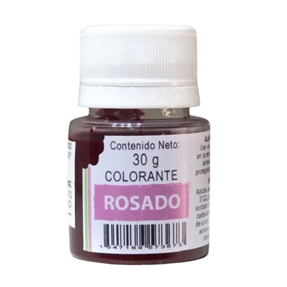 COLORANTE GEL ROSADO 30G KREATORTAS 1