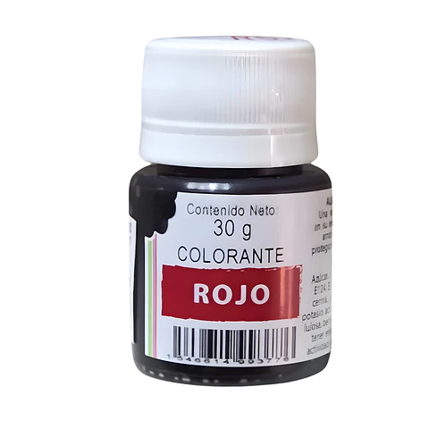 COLORANTE GEL ROJO 30G KREATORTAS
