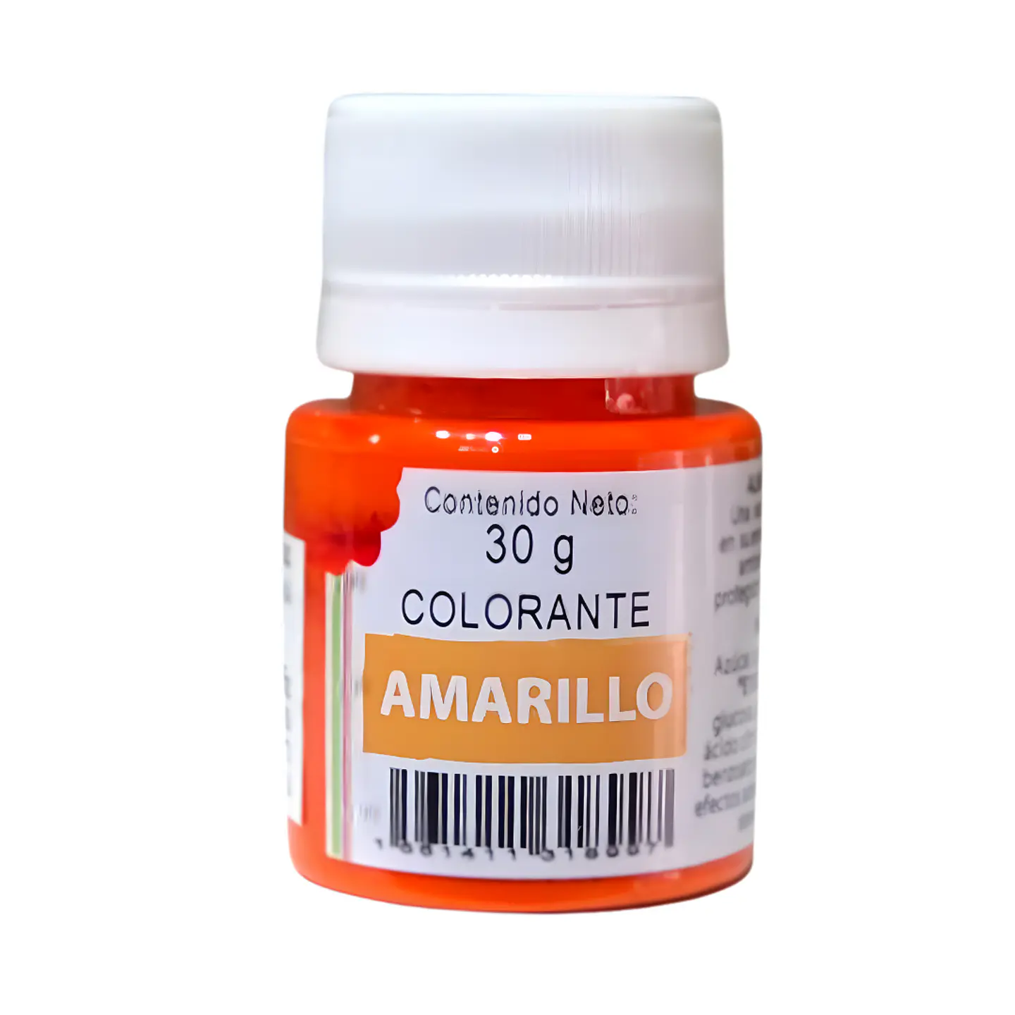 COLORANTE GEL AMARILLO 30G KREATORTAS 1
