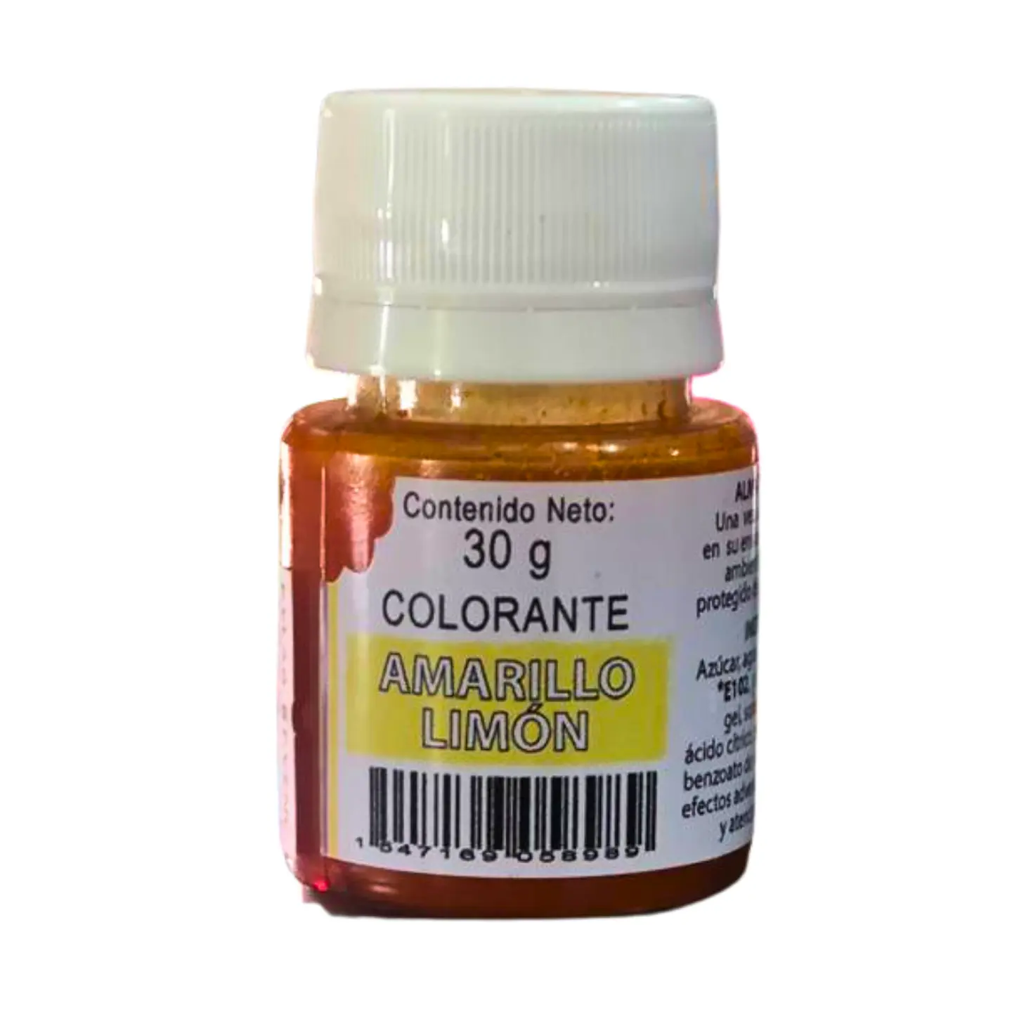 COLORANTE GEL AMARILLO LIMON 30G KREATORTAS 1