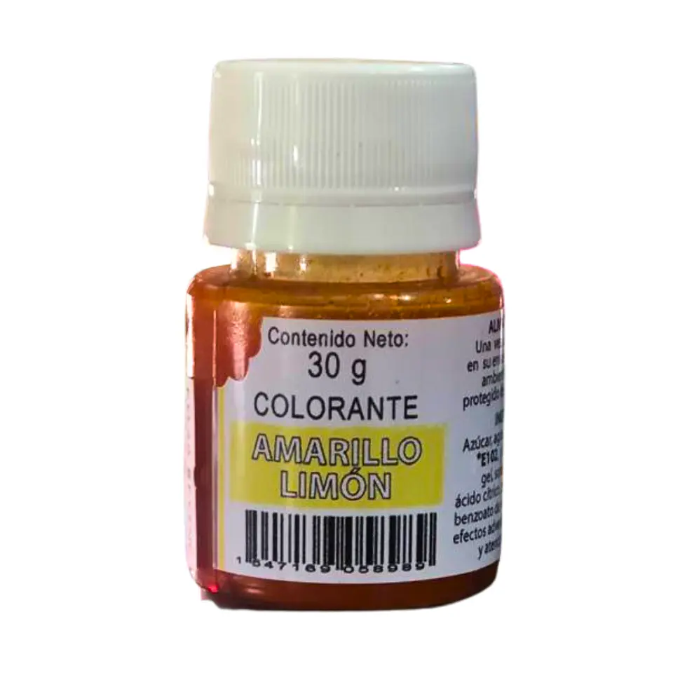 COLORANTE GEL AMARILLO LIMON 30G KREATORTAS 1