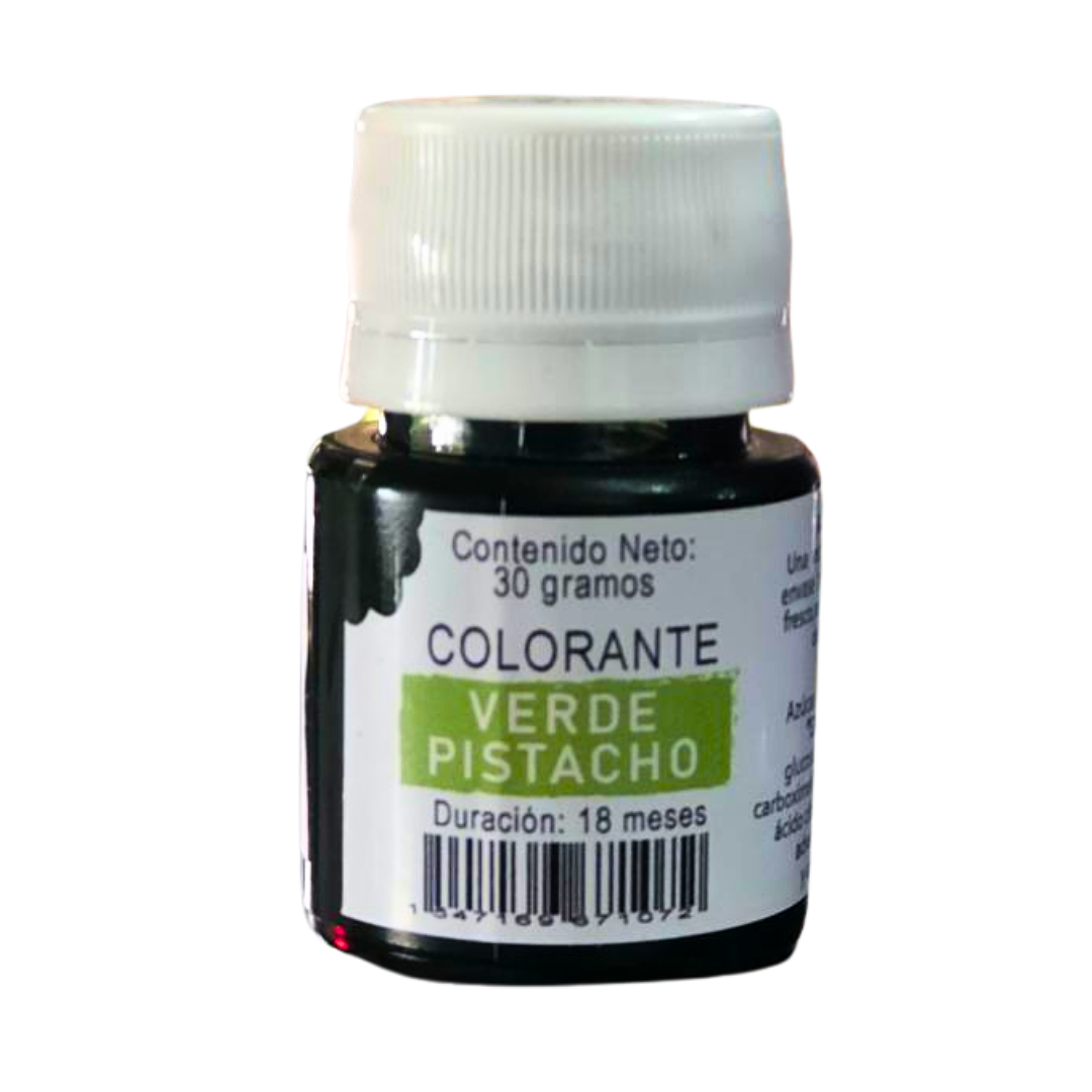 COLORANTE GEL VERDE PISTACHO 30G KREATORTAS 1