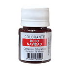 COLORANTE GEL ROJO NAVIDAD 30G KREATORTAS 1