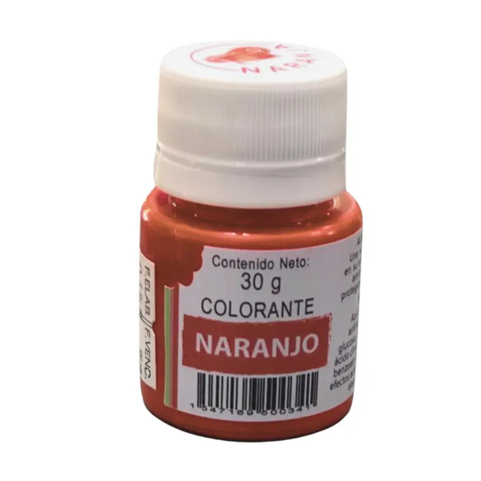 COLORANTE GEL NARANJO 30G KREATORTAS 1