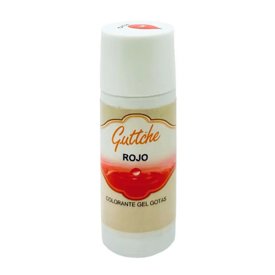 COLORANTE GEL GOTAS ROJO 20GR 1