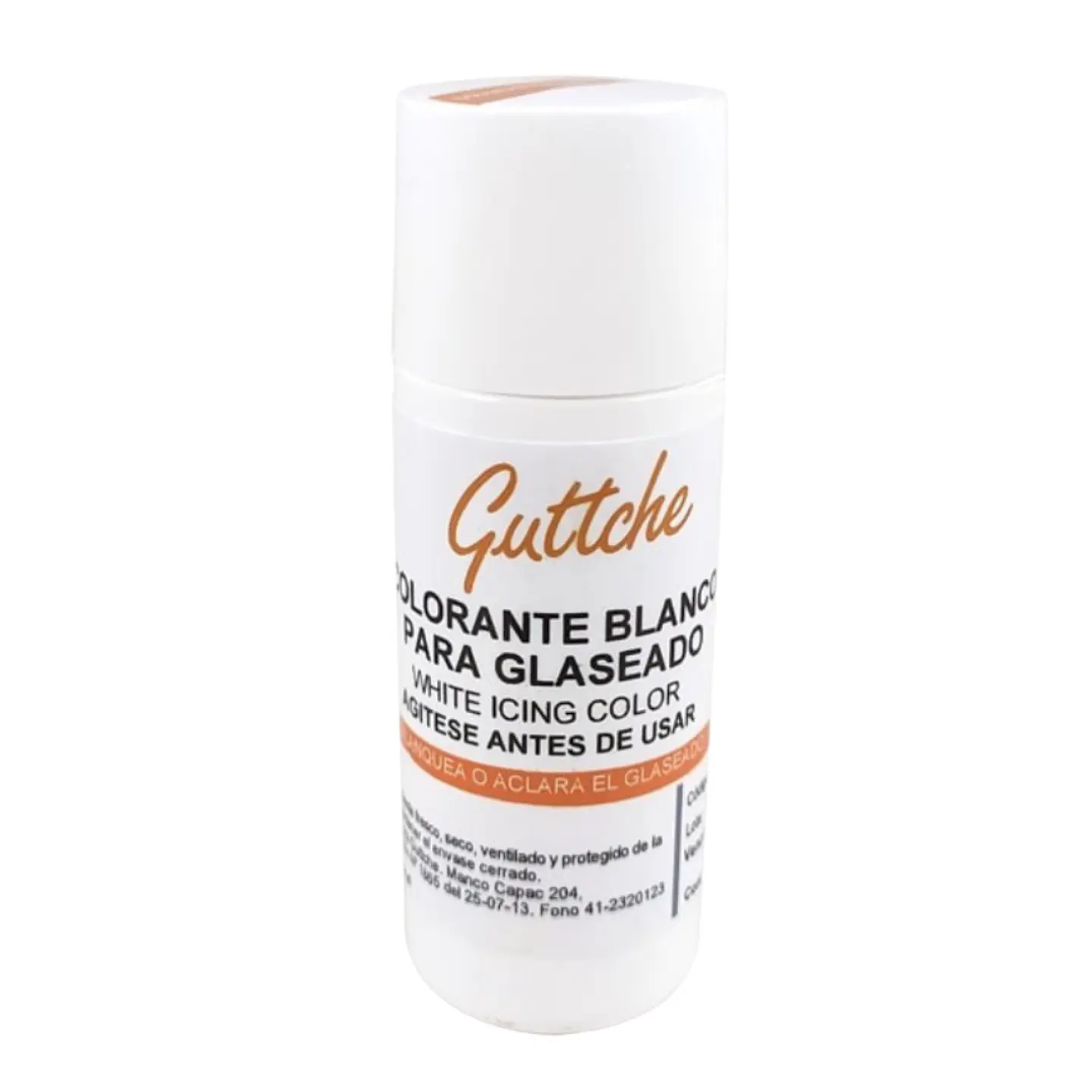 COLORANTE GEL GOTAS BLANCO GLASEADO 20GR 1