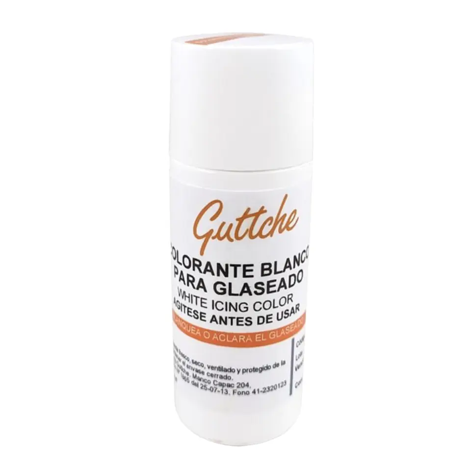COLORANTE GEL GOTAS BLANCO GLASEADO 20GR 1