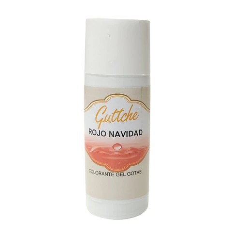 COLORANTE GEL GOTAS ROJO NAVIDAD 20GR