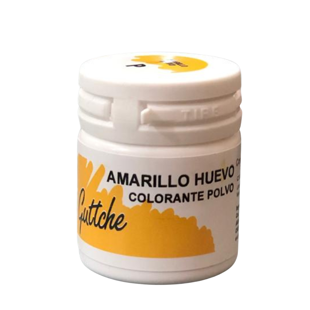 COLORANTE POLVO AMARILLO HUEVO 15G.  GUTTCHE 1