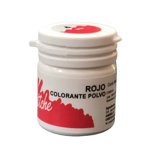 COLORANTE POLVO ROJO 15G. GUTTCHE