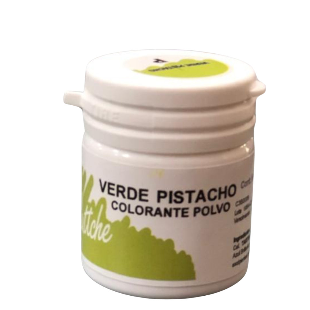 COLORANTE POLVO VERDE PISTACHO 15G.  GUTTCHE 1