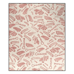PAPEL ANTIGRASA 100 UN DISEÑO CHURROS