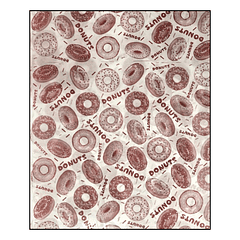 PAPEL ANTIGRASA 100UN DISEÑO DONUTS CAFE