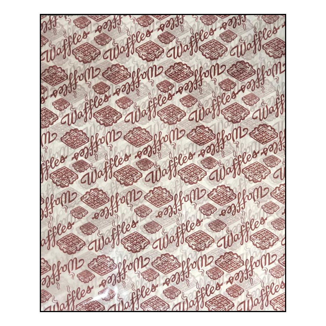PAPEL ANTIGRASA 100UN DISEÑO WAFFLES