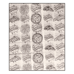 PAPEL ANTIGRASA 100UN DISEÑO PIZZA