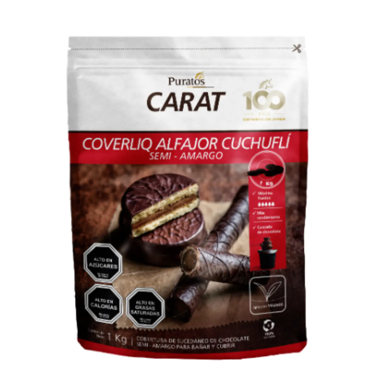 CARAT COVERLIQ ALFAJOR/CUCHUFLI 1KG PURATOS 1