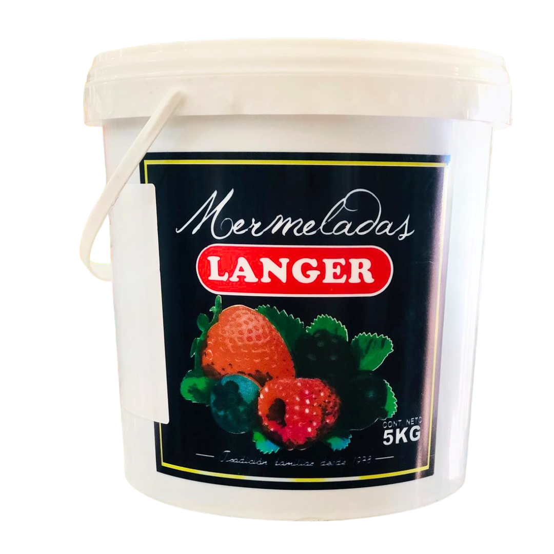 BALDE MERMELADA PREMIUM GUINDA LANGER 5KG