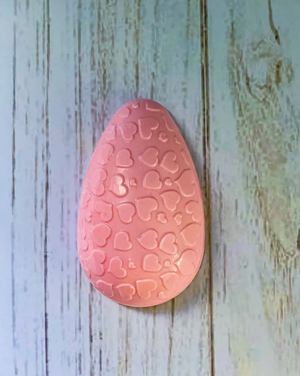 HUEVO TEXTURA CORAZÓN 350G - FORMA 3 PARTES 1