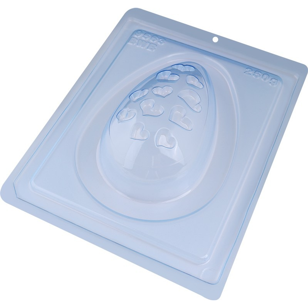 HUEVO HUECO CORAZÓNES 250G - FORMA 3 PARTES 1