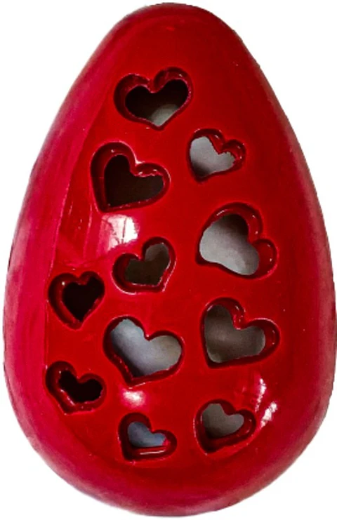 HUEVO HUECO CORAZÓNES 250G - FORMA 3 PARTES
