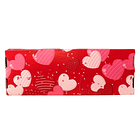 CAJA 3 ALFAJORES CORAZONES ROSADOS Y BLANCO 2