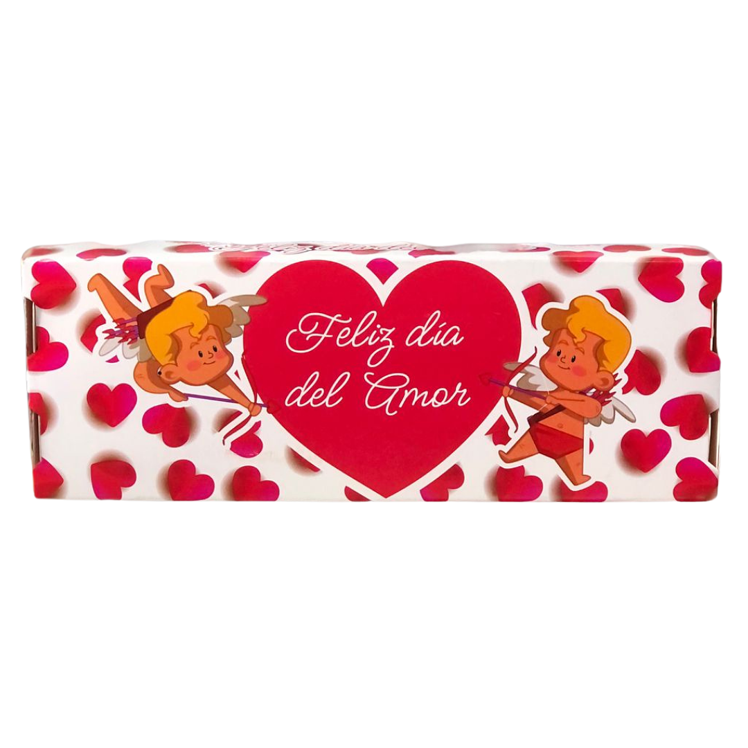CAJA 3 ALFAJORES FELIZ DIA DEL AMOR CUPIDOS 2