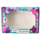 CAJA 6 ALFAJORES FELIZ DIA DE SAN VALENTIN CELESTE - Miniatura 1