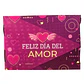 CAJA 6 ALFAJORES FELIZ DIA DEL AMOR MORADA - Miniatura 2