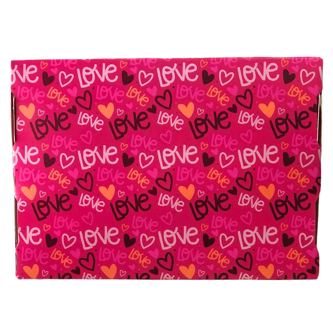 CAJA 6 ALFAJORES LOVE ROSADO 2